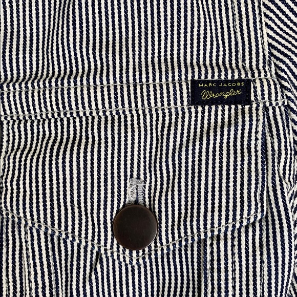 Marc Jacobs x Wrangler striped jean jacket medium - Picture 3 of 4